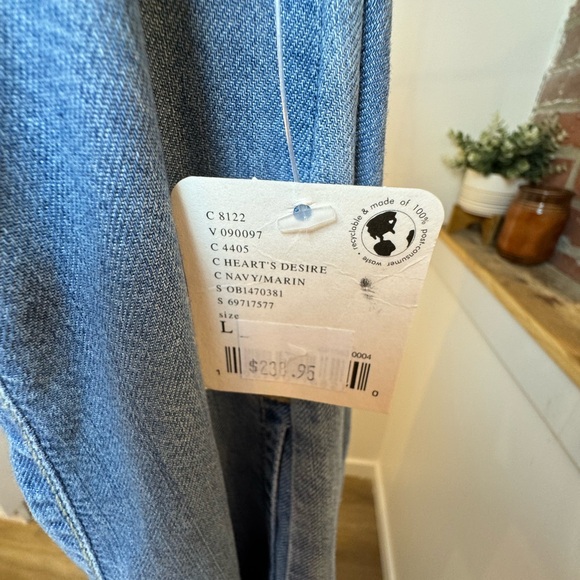 WE THE FREE
Crvy Soul Ties One-Piece - Kindred Spirit Denim Jumpsuit NWT - Picture 6 of 6